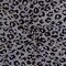 Gray-Black Leopard Velvet Flocked Stretch Jersey Knit Fabric By the Yard
